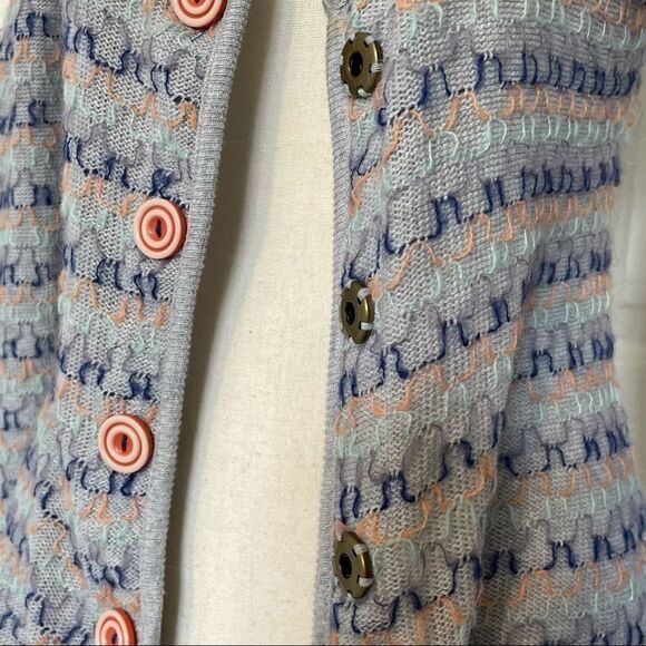 Knitted and Knotted Anthro Embroidered Cardigan, M - Picture 9 of 14